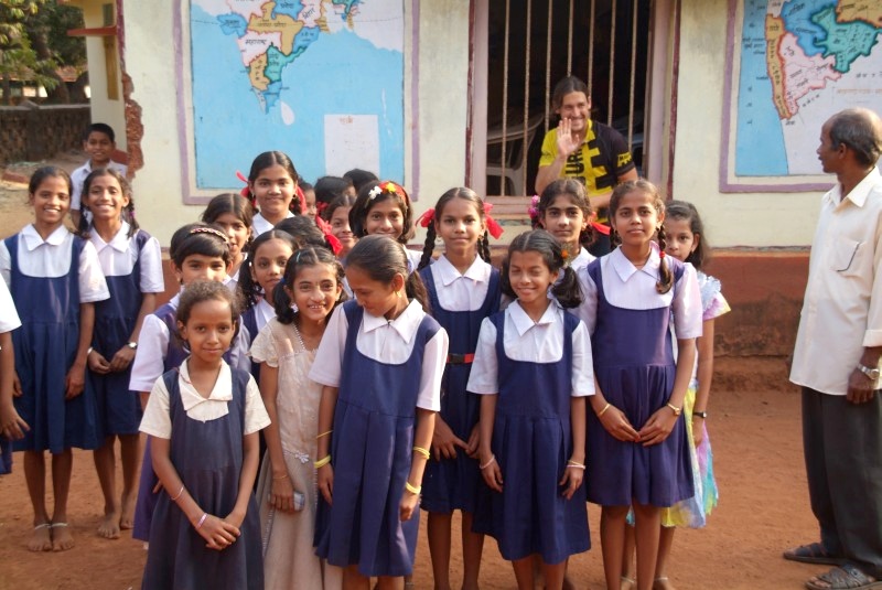 	Maharashtra und Goa, Indien: Parade vor der Unabhängigkeitsfeier	